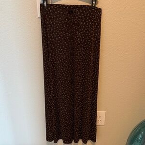 Brown Patterned Women's JM Collection Skirt